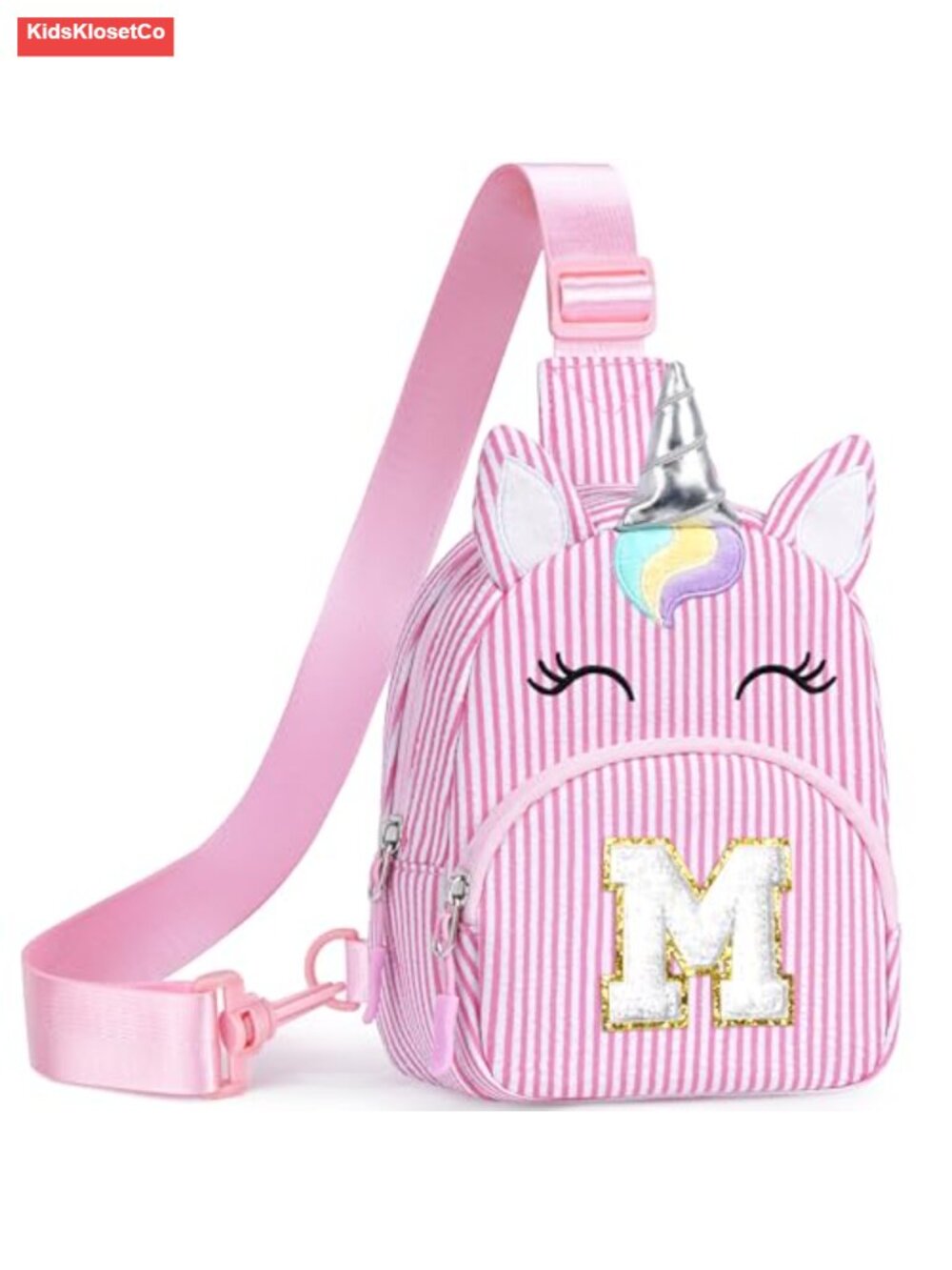 Initial Sling Bag Fanny Pack Crossbody Purse for Girls